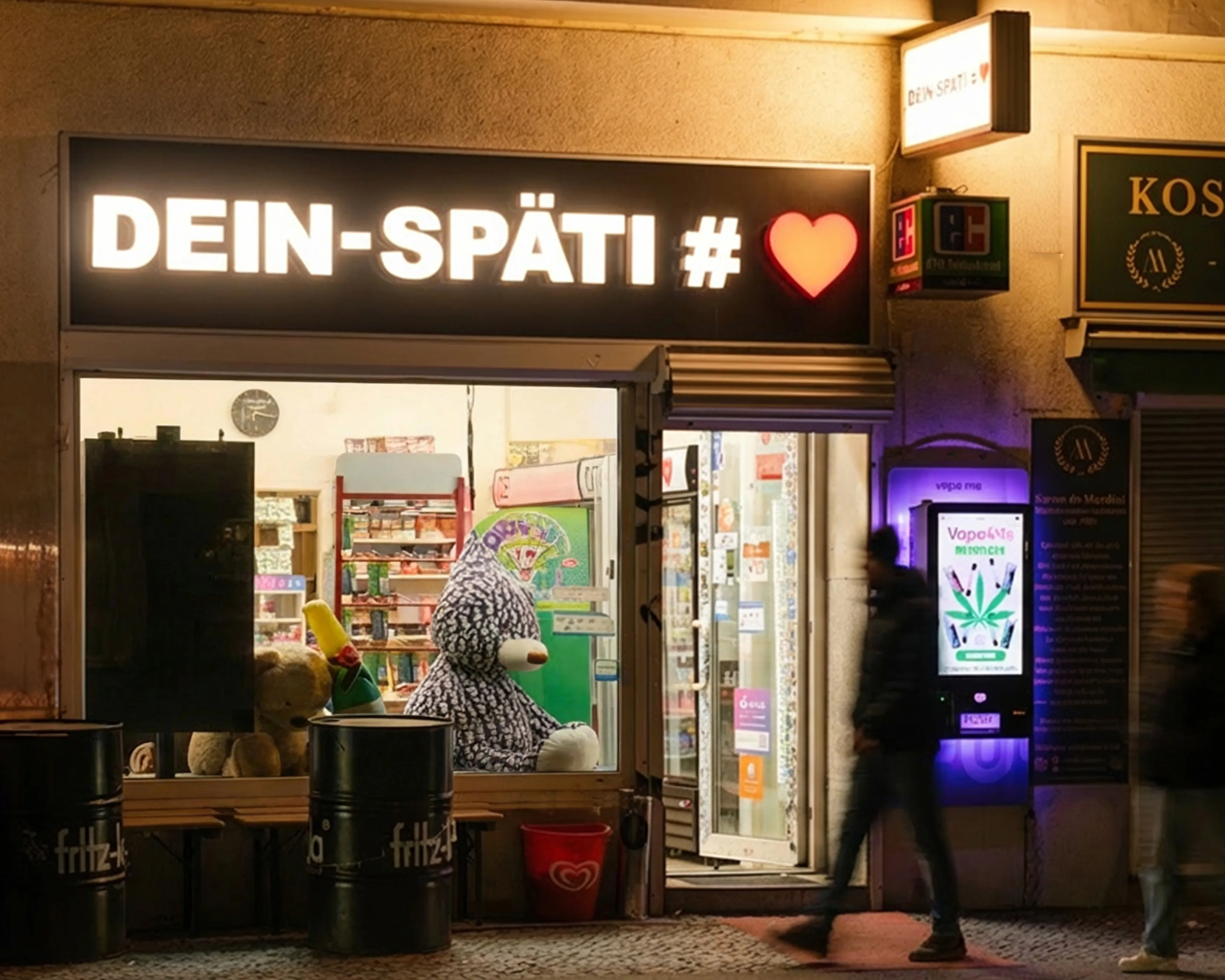 Vape4Me-Automat an einem Berliner Standort