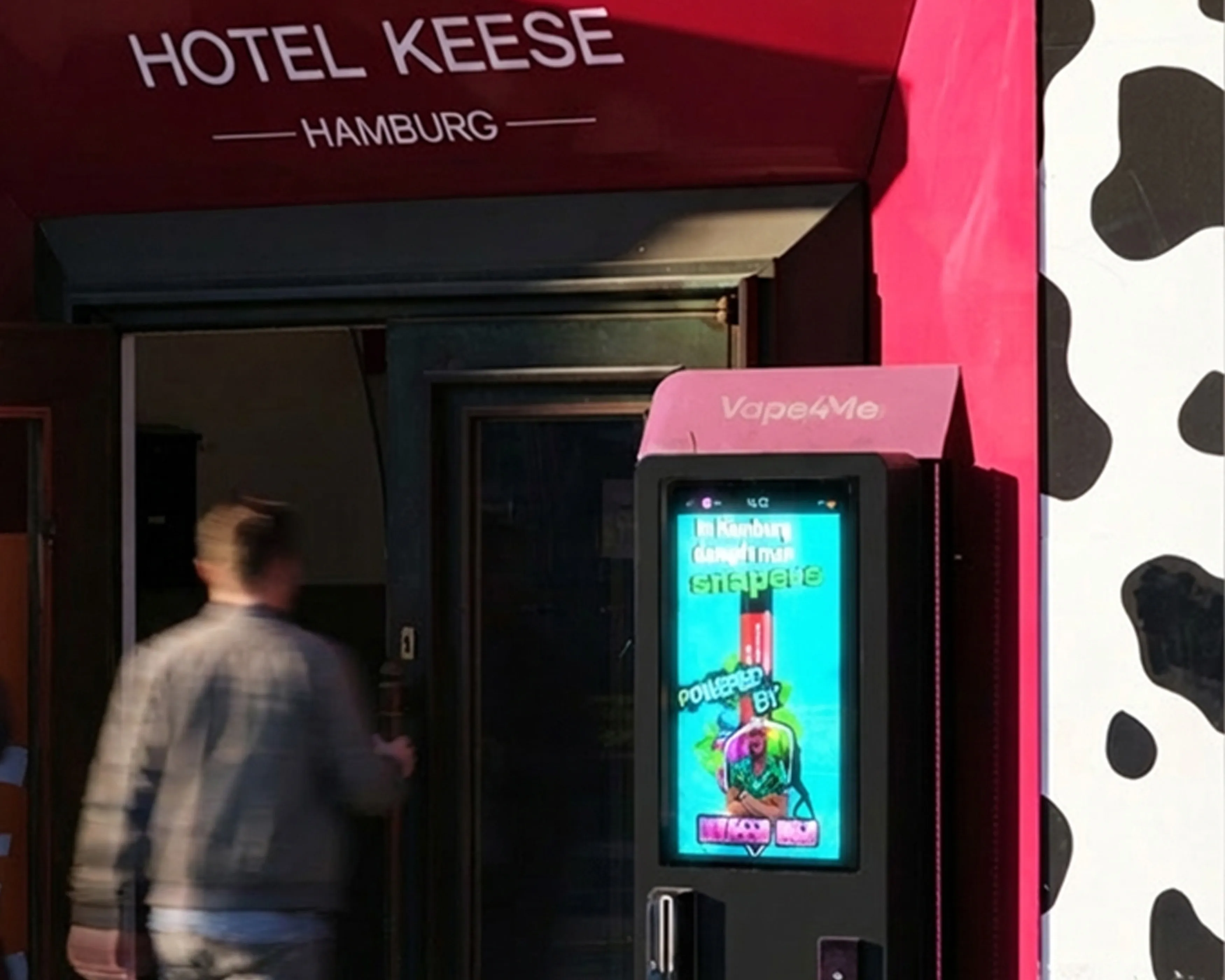 Vape4Me-Automat an einem Berliner Standort