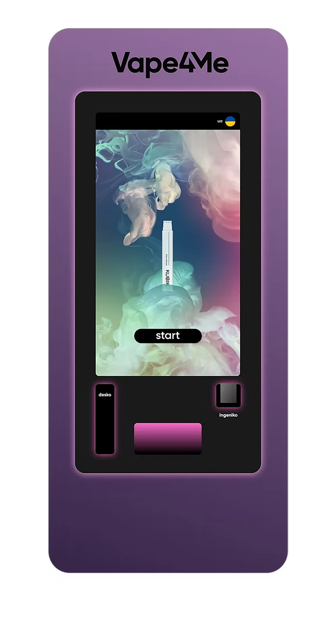 Vape4Me Compact Wall – Wandmontierter Automat mit großem Touchscreen